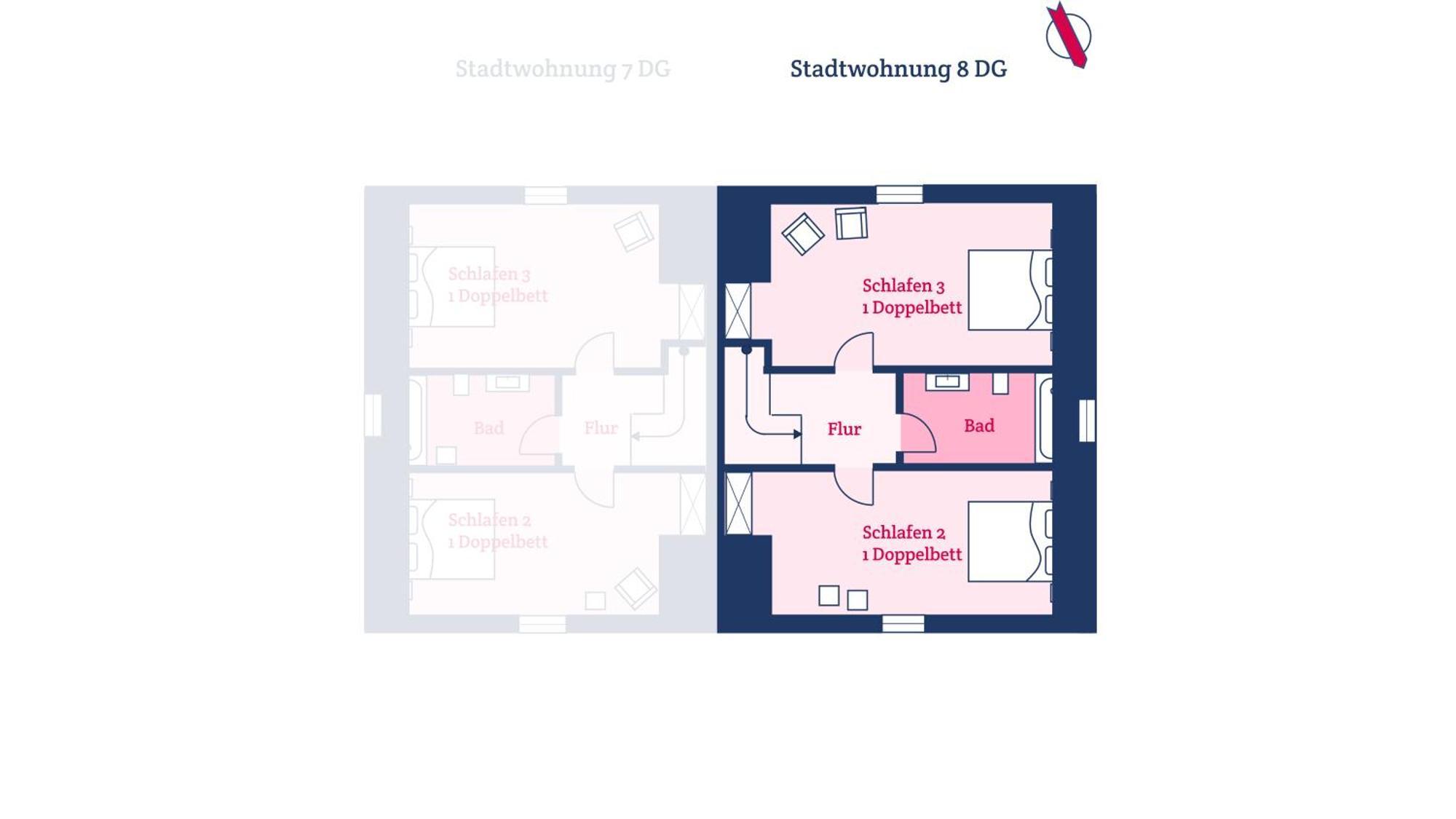 Stadtwohnung 8 Wyk auf Föhr Екстериор снимка